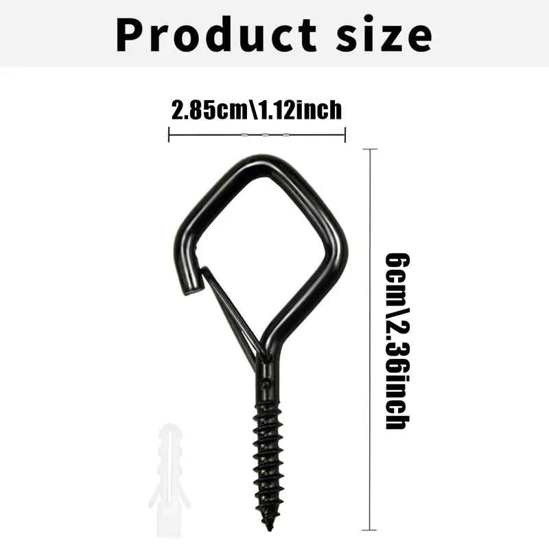π© 35PCS Safety Screw Eye Hooks β Strong & Secure Hanging πͺ