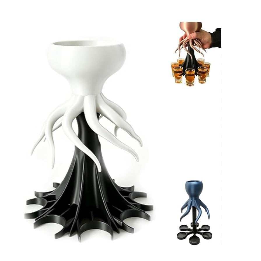 π 3D Printed Kraken Drink Dispenser β Pour with a Twist! πΉ