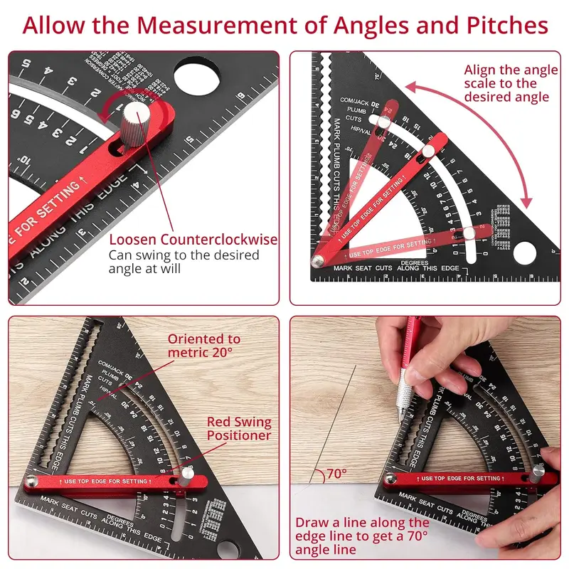 π Adjustable Carpenter Square β Precision Measuring Tool π§