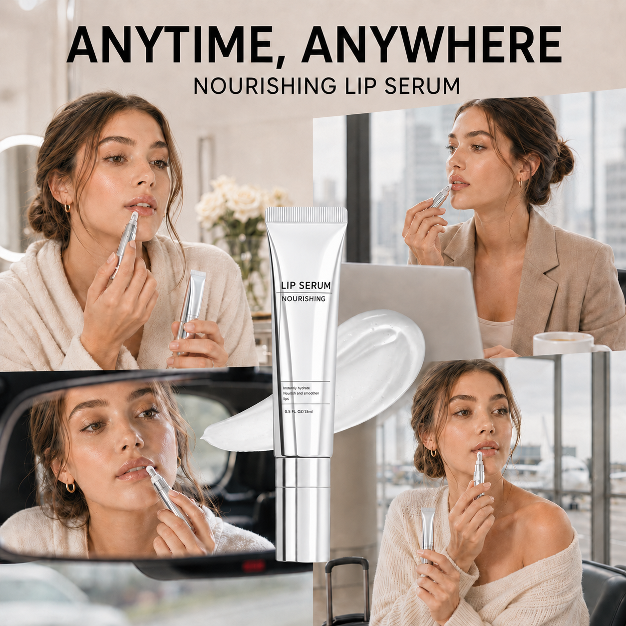 "Say Goodbye to Dry Flakes. Meet Your New Favorite Lip Serum."