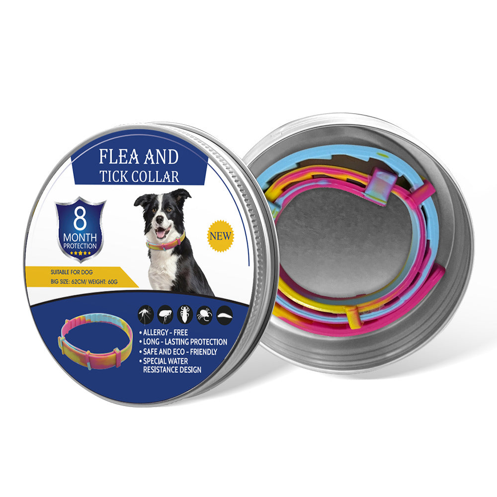 ✨8-Month Flea and Tick Prevention Collar for Cats & Dogs | Non-Toxic Shield🛡️