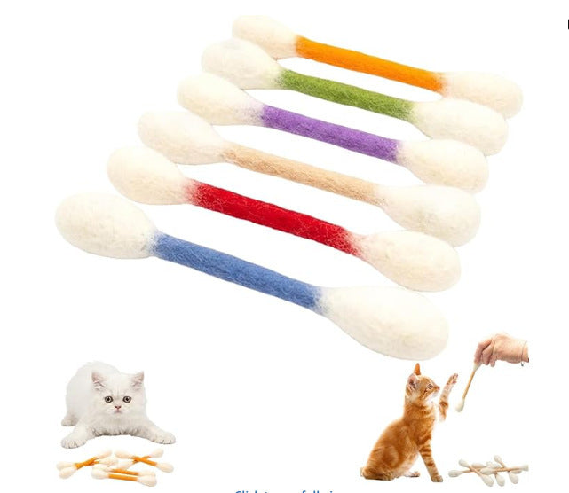 🐱Q Tips Cat Toy