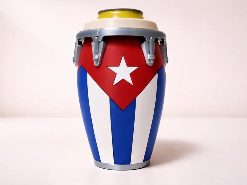 πͺ Conga-Style Can Holder β Celebrate Caribbean Pride, One Sip at a Time