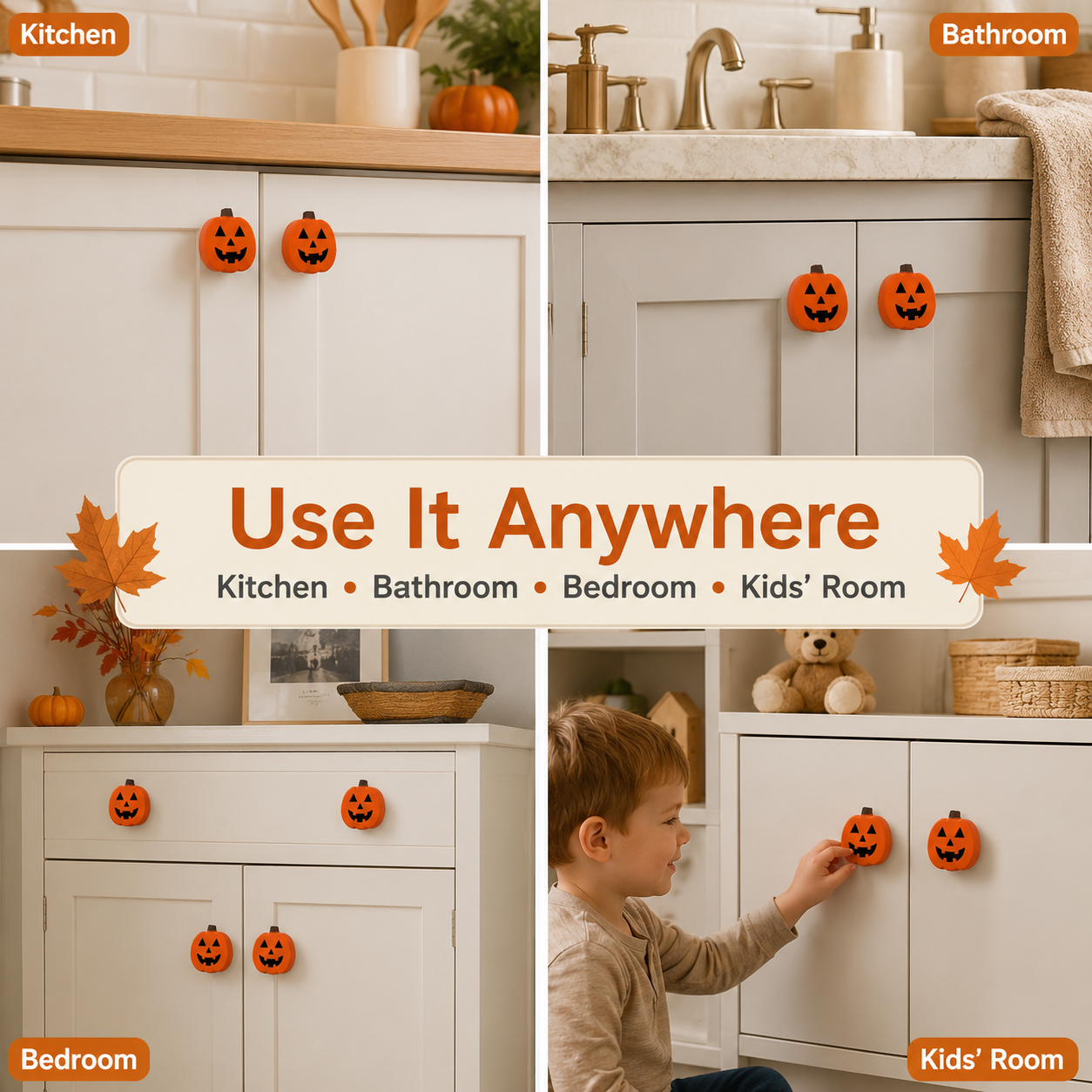 đ Halloween & Christmas Special | Fun Pumpkin Door Knob Covers