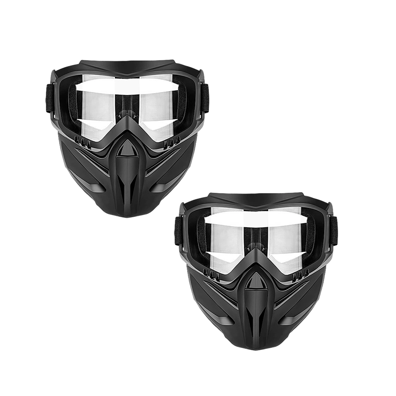 π₯½ Full Face Goggle Mask π· Detachable Protective Design