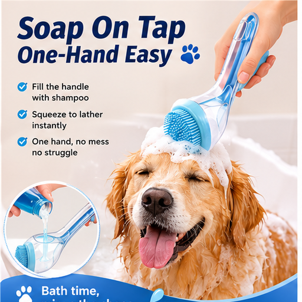 🐶🐱Pet Bath & Massage Brush
