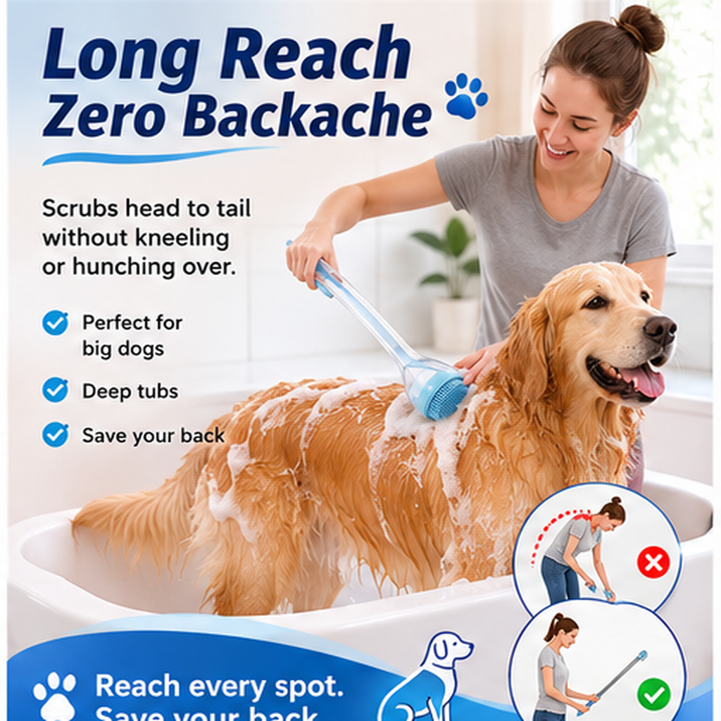 🐶🐱Pet Bath & Massage Brush