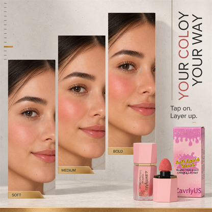 ✨3-in-1 Soft Liquid Blush, Lip & Eye Tint