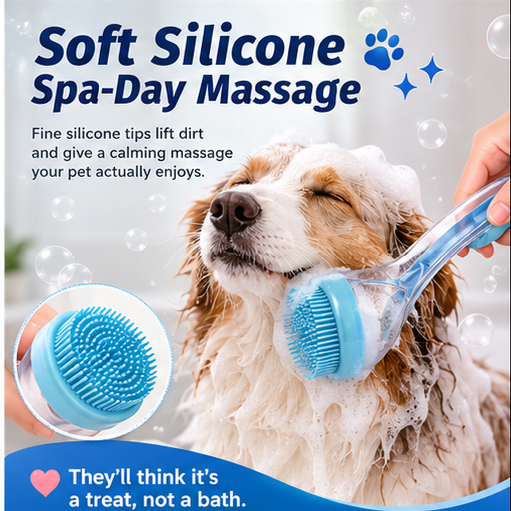 🐶🐱Pet Bath & Massage Brush