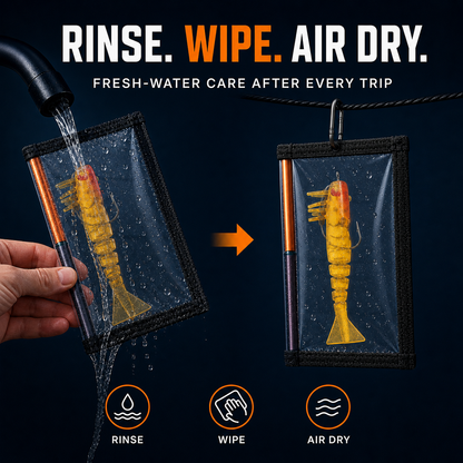 ✨Clear Fishing Lure Wrap & Hook Cover | Tangle-Free Storage
