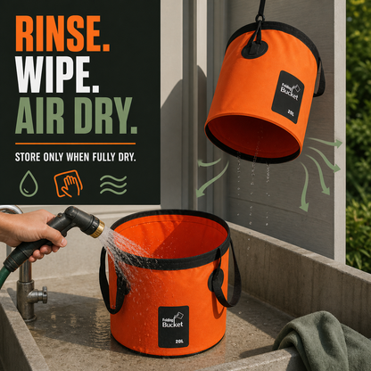 20L Collapsible Bucket | Folding Water Bucket