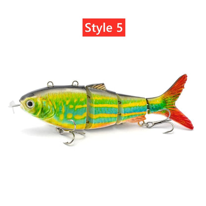 🎣Electric Robotic Fishing Lure with Auto-Swim & LED Attraction
