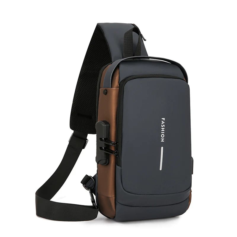 anti-theft-sling-bag-with-rfid-blocking-password-lock-water-resistant-crossbody-shoulder-bag-adjustable-strap-durable-nylon-multi-pocket-6205