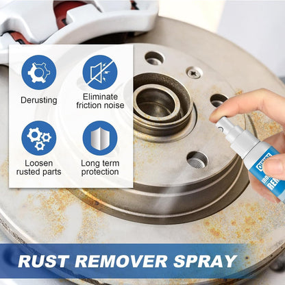 🔥Instant Automotive Rust Remover Spray (100ml) | Paint-Safe Iron Powder Cleaner for Wheels & Rims