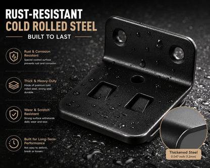 🔥Heavy Duty Steel Corner Brackets 90° L Angle Braces | Brand📐