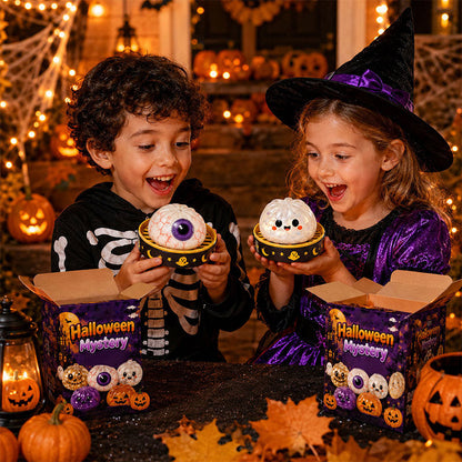 🎃 Halloween Mystery Spooky Dumpling Squishy Toy - 5 Styles