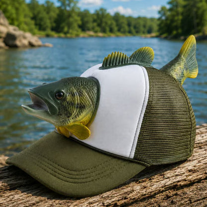 🐠Funny Fish Hat - Hilarious Fishing Gag Gifts & Novelty Caps
