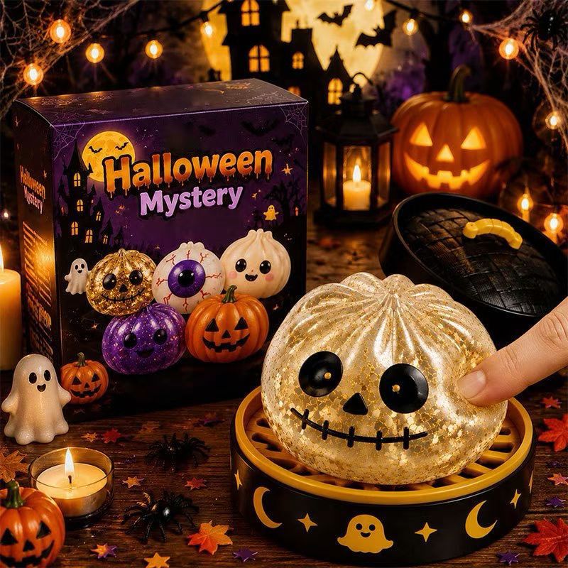 🎃 Halloween Mystery Spooky Dumpling Squishy Toy - 5 Styles
