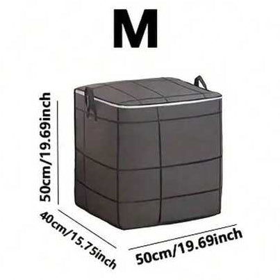 🏠L Foldable Fabric Storage Bag (140L Container)✨