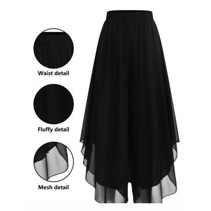 Women's Elegant Chiffon Flared Pants