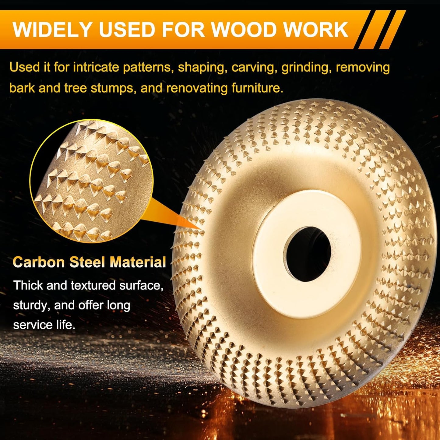 🔥🔥🔨3PCS Wood Carving Disc Set