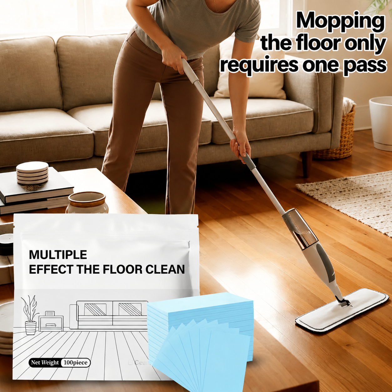 Eco-Friendly Multi-Surface Floor Cleaner Tablets – Deep Cleaning & Floor Protection