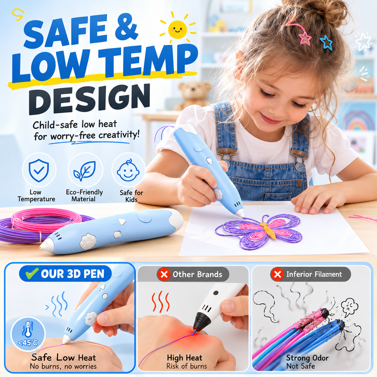 3D Magic Craft Pen Set for Kids