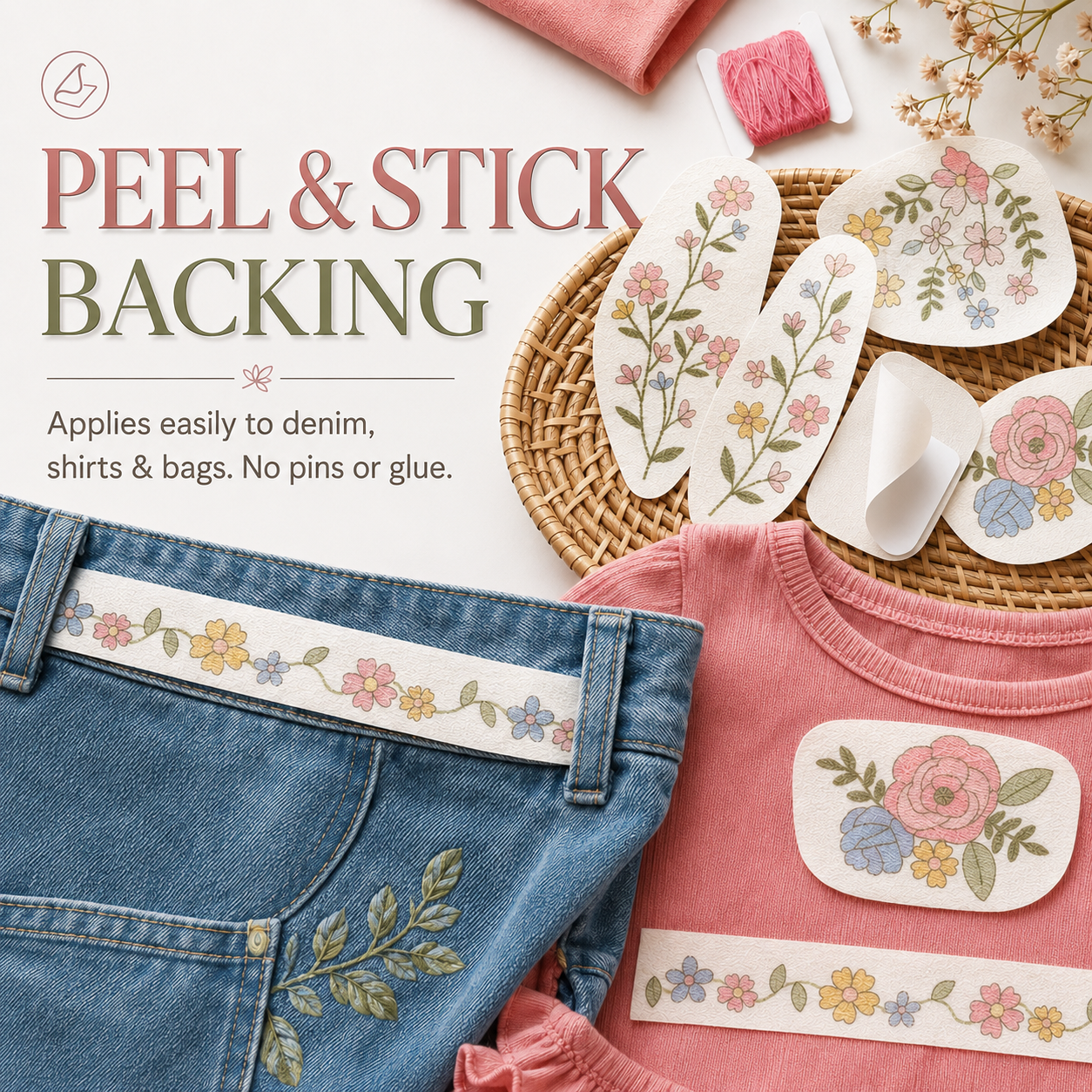 Printable Water-Soluble Sticky Embroidery Stabilizer🪡