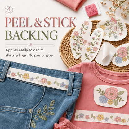Printable Water-Soluble Sticky Embroidery Stabilizer🪡