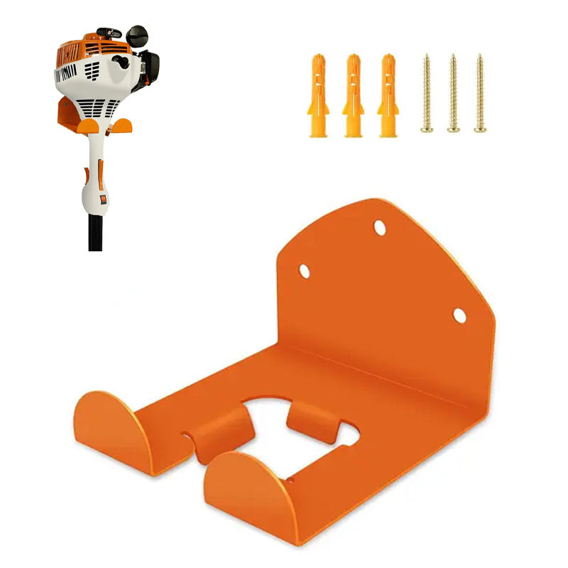 🛠️ Garden Tool Rack & Chainsaw Holder — One Wall, Zero Clutter