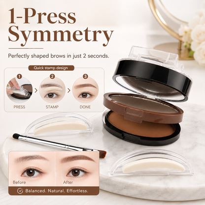 2-in-1 Dual Color Eyebrow Stamp Powder✨