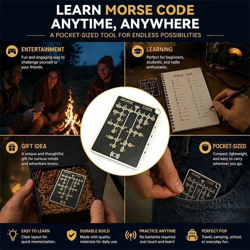 📟 Morse Code Trainer Card Pro