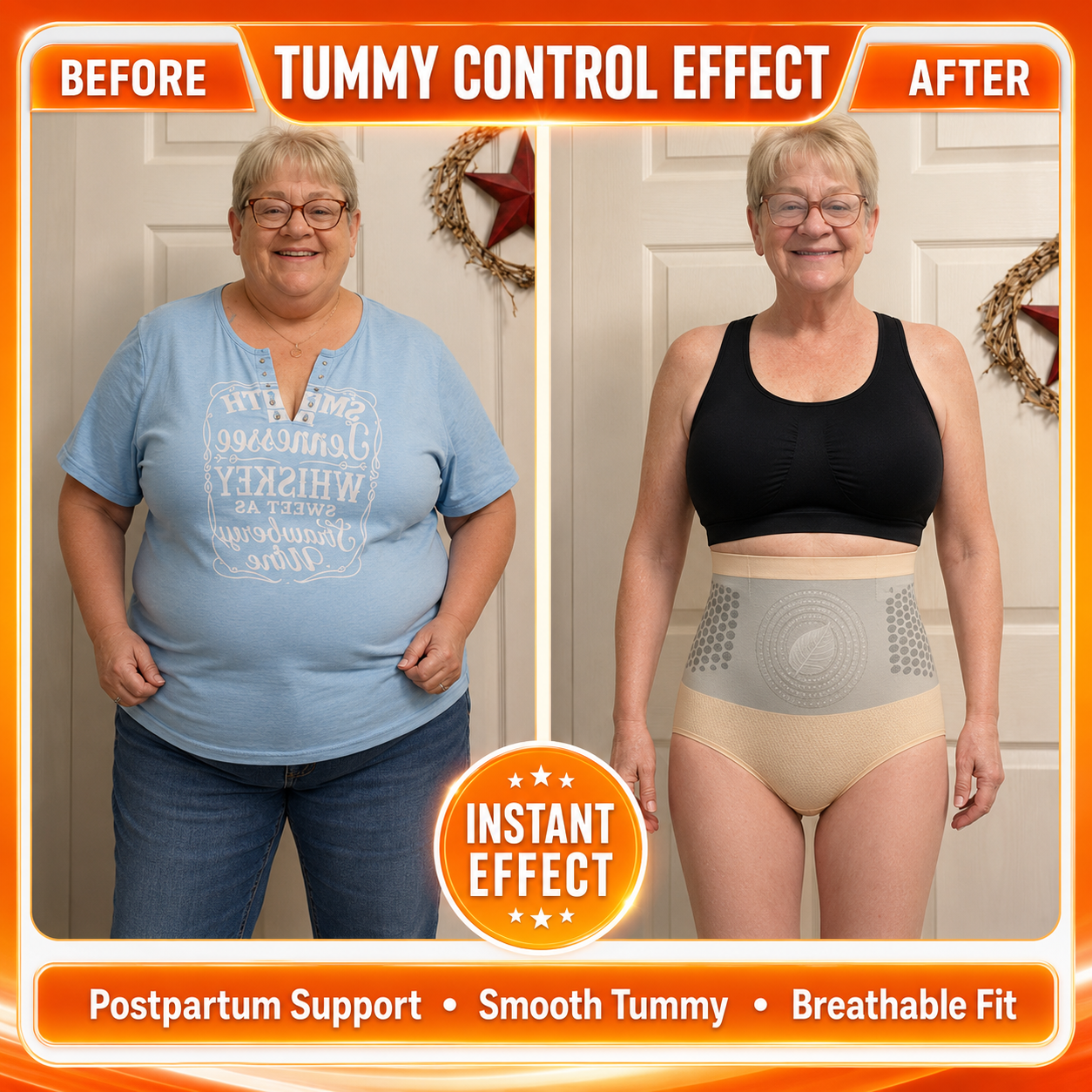 Breathable Honeycomb Postpartum Shaping Briefs