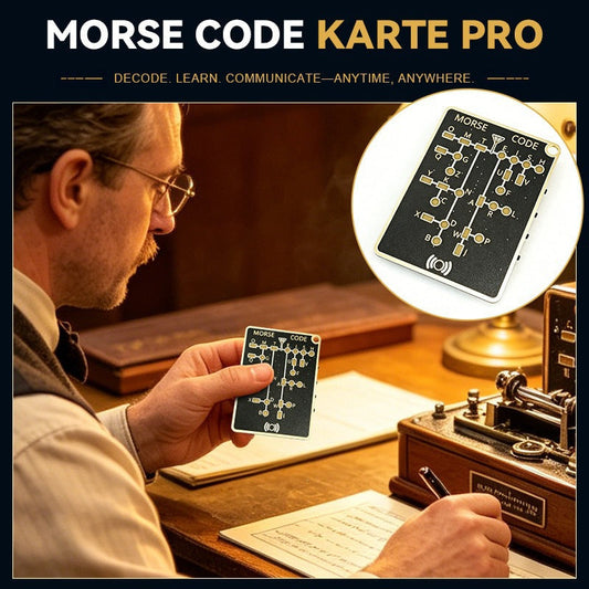📟 Morse Code Trainer Card Pro