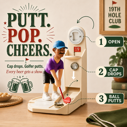 🍻 Hole-in-One Funny Golf Bottle Opener