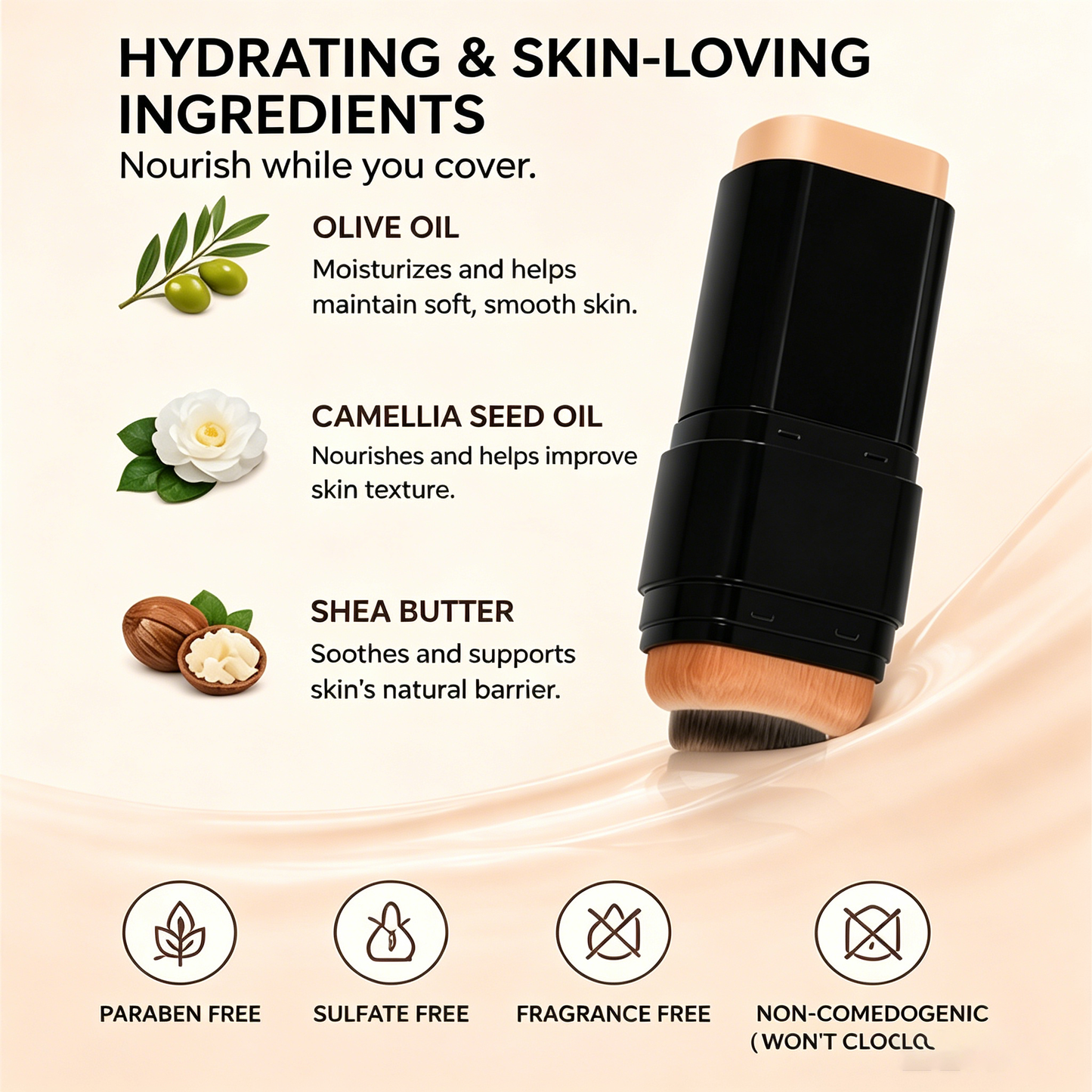 💄 2-in-1 Foundation Stick – Flawless Finish ✨