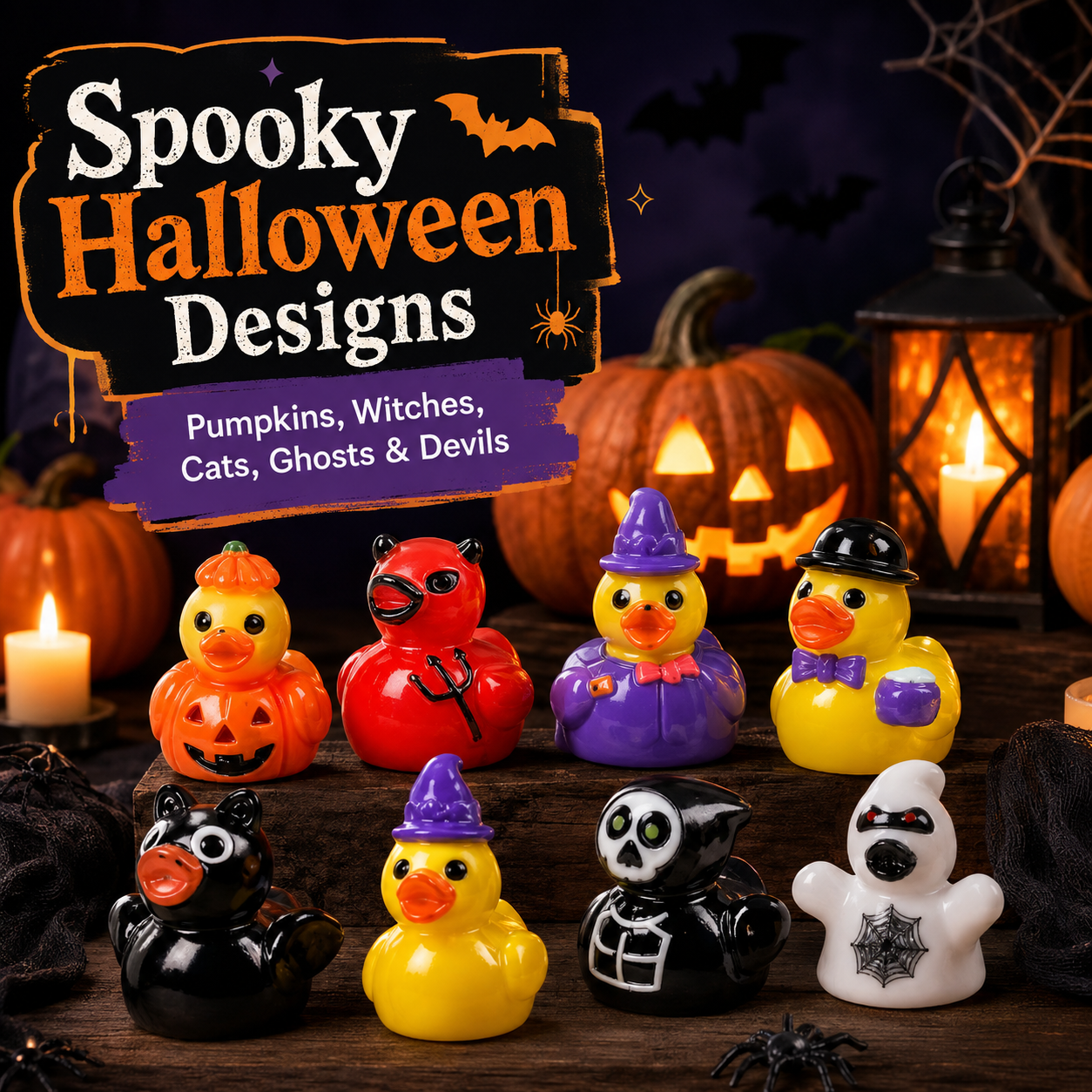 👻 Cute & Spooky Halloween Ducks!