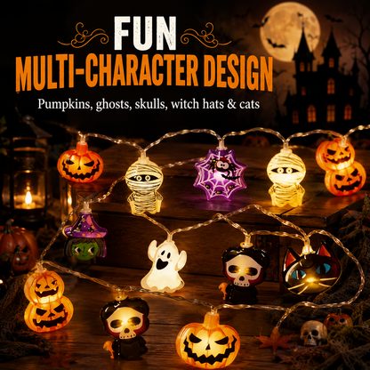 Spooky Glow Halloween LED String Lights 🎃