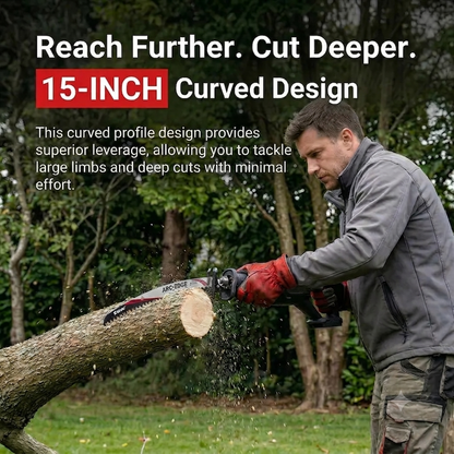 15" Curved Reciprocating Saw Blade🪚 for Wood  ⚡