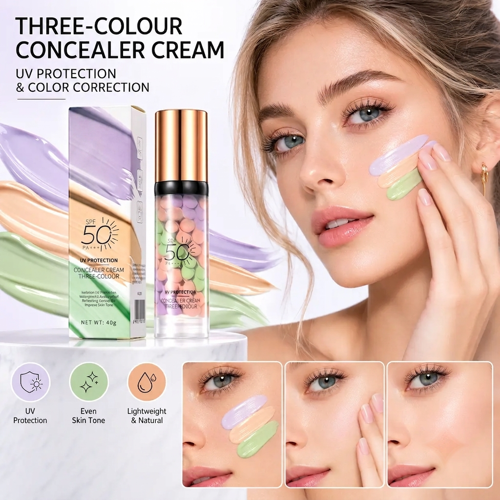 ✨3-in-1 Color Correcting Primer with SPF 50 PA+++ | Hydrate & Protect