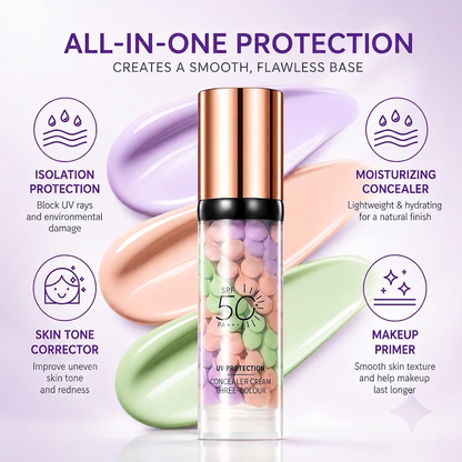 ✨3-in-1 Color Correcting Primer with SPF 50 PA+++ | Hydrate & Protect