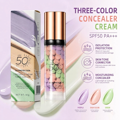 ✨3-in-1 Color Correcting Primer with SPF 50 PA+++ | Hydrate & Protect