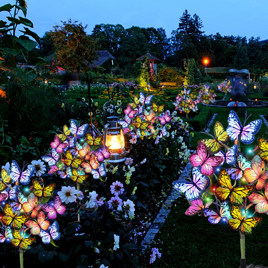 🦋Solar Powered Butterfly Garden Stake Light