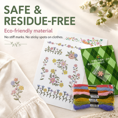 Printable Water-Soluble Sticky Embroidery Stabilizer🪡