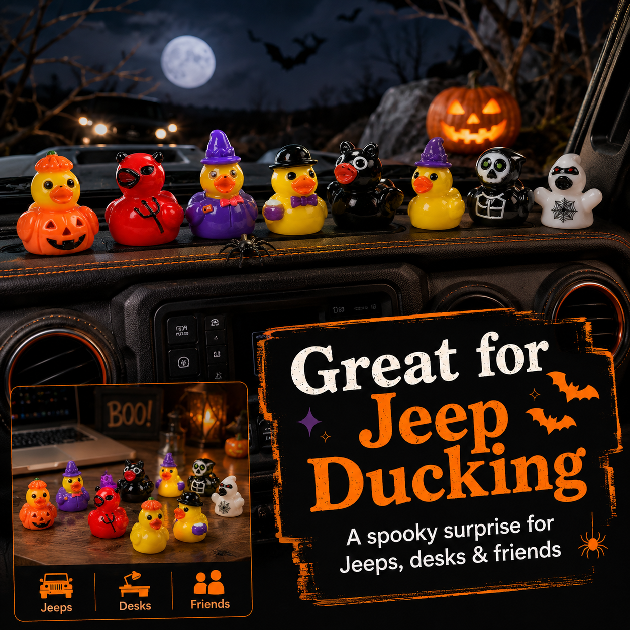 👻 Cute & Spooky Halloween Ducks!