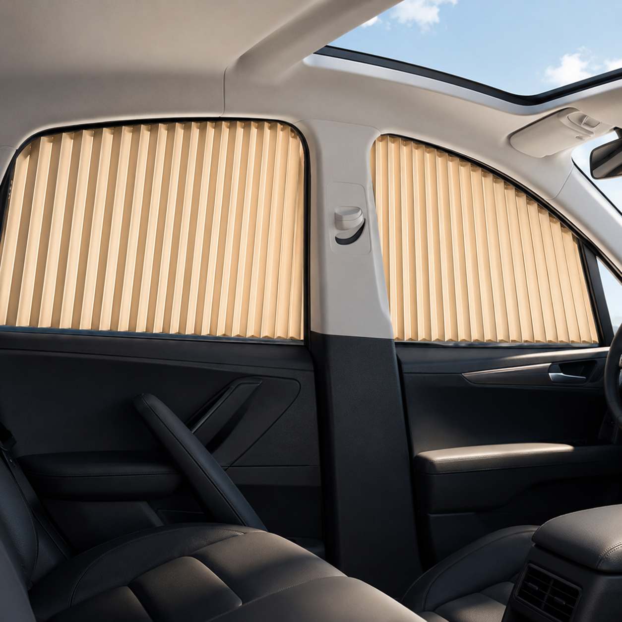🚘 Retractable Sliding Car Window Sunshade
