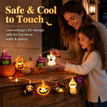 Spooky Glow Halloween LED String Lights 🎃