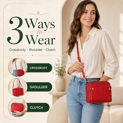 👜 Chic Multi-Pocket Crossbody Bag