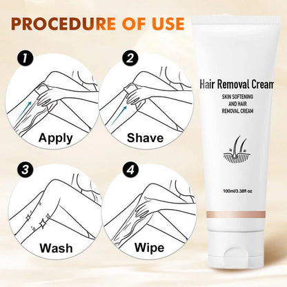 🧴49% OFF!🥰 Mild Hair Removal Cream ✨ Fast-Acting Smooth Skin | Pleasant Fragrance for All Skin Types