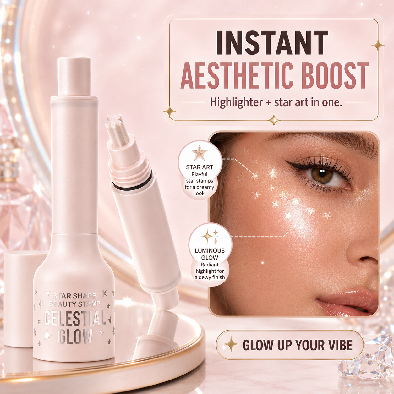 Celestial Glow Star Shape Beauty Stamp ✨